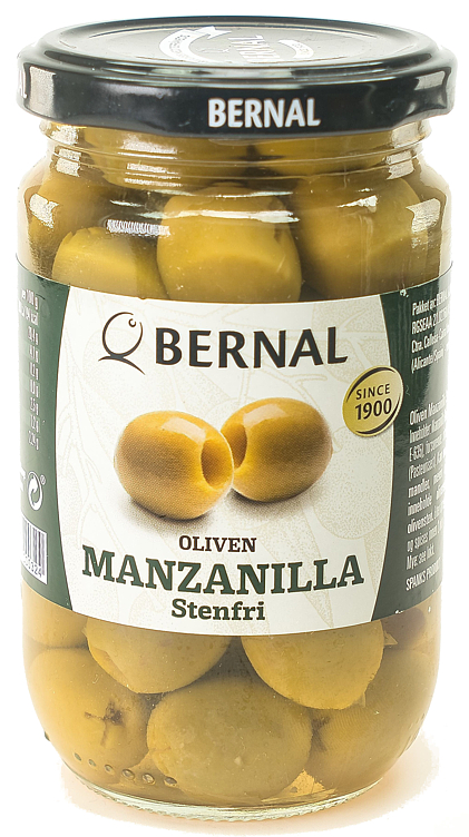 Oliven Manzanilla Steinfri Bernal