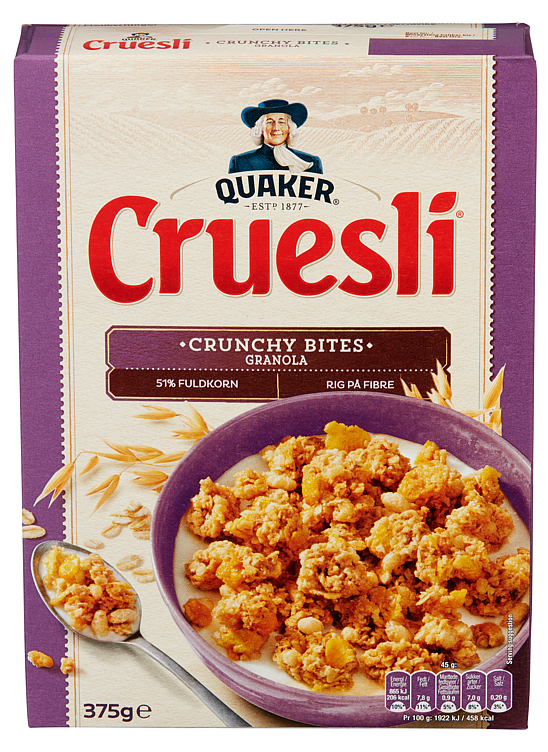 Quaker Cruesli Crunchy Bites 375g