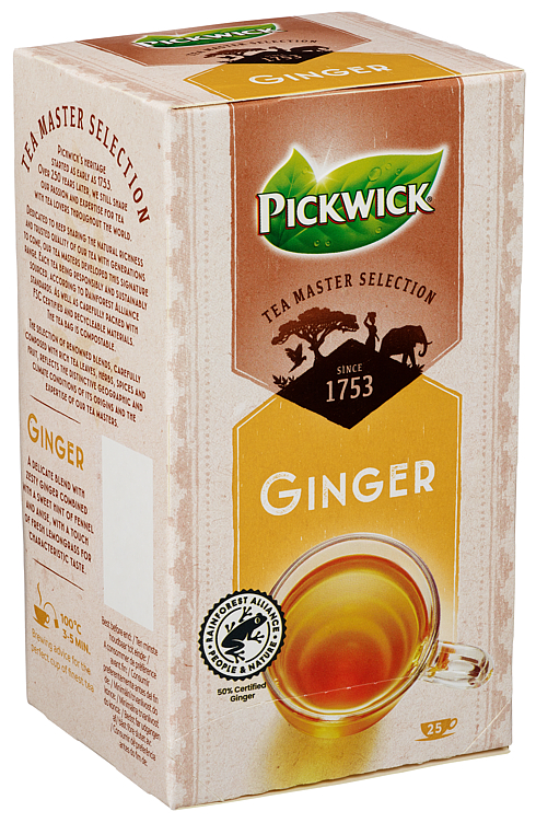 Pickwick Tms Ginger Ra 25 stk