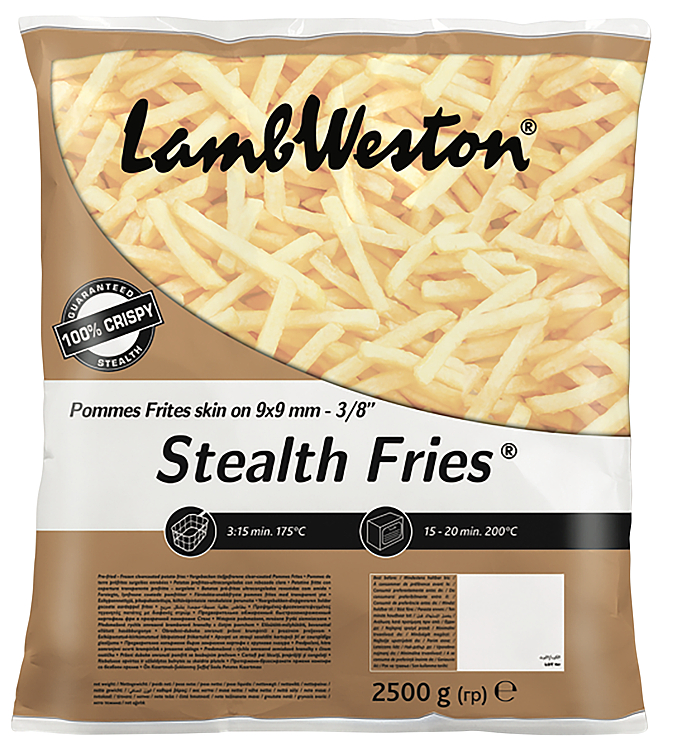 Lamb Weston Stealth Fries Skin-on 4x2.5kg