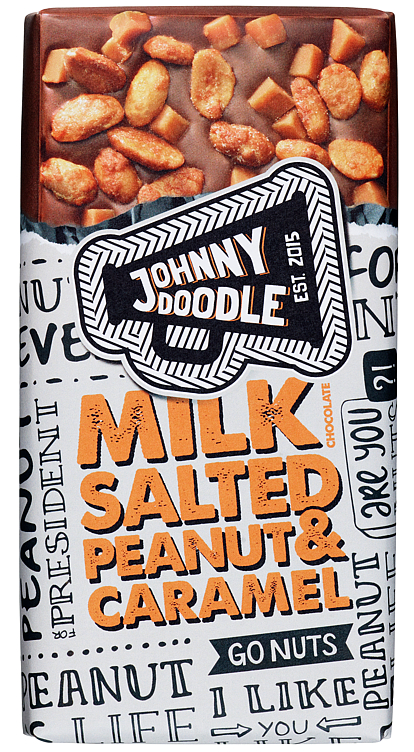 Johnny Doodle Milk Salted Peanut&Caramel 150g