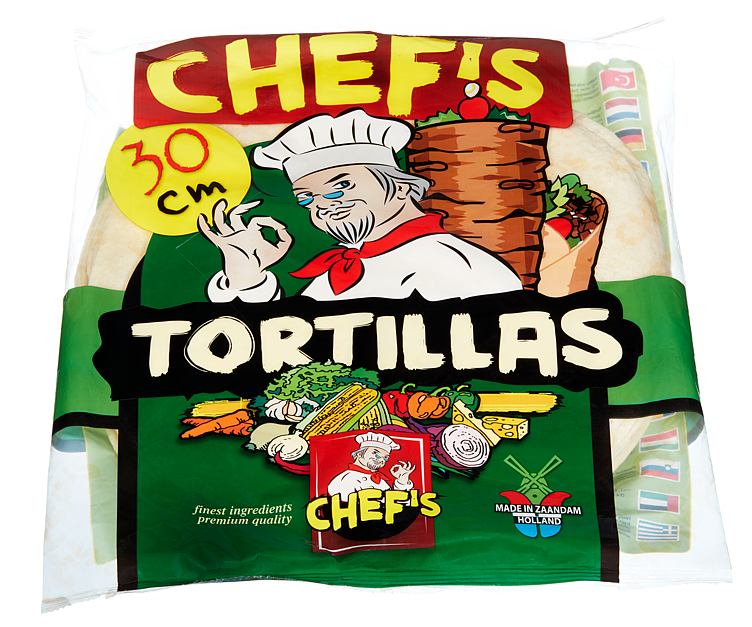 Bilde av Chef's Hvete Tortilla 30cm