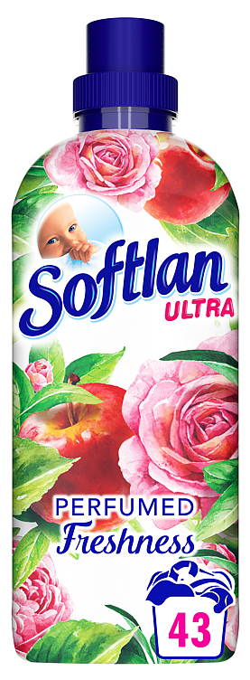 Softlan Ultra Perfumed Freshness Garden Collection Apple & Rose Tøymykner 650 ml