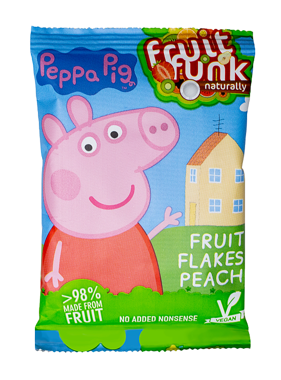 Happybag Peppa Gris Fruktgodteri med Ferskensmak