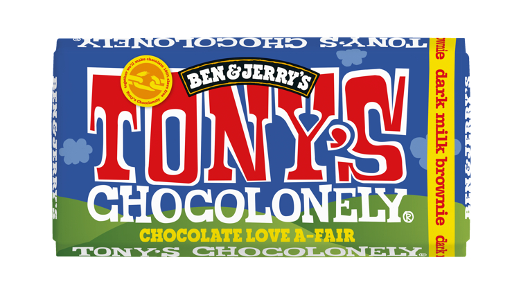 Tony's Chocolonely Mörk Choklad Choklad Brownie 180g