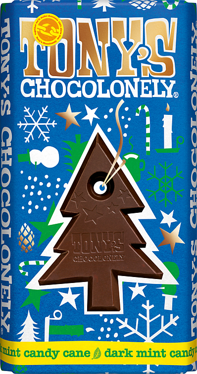 Bilde av Tony's Chocolonely Mörk Choklad Mint 180g