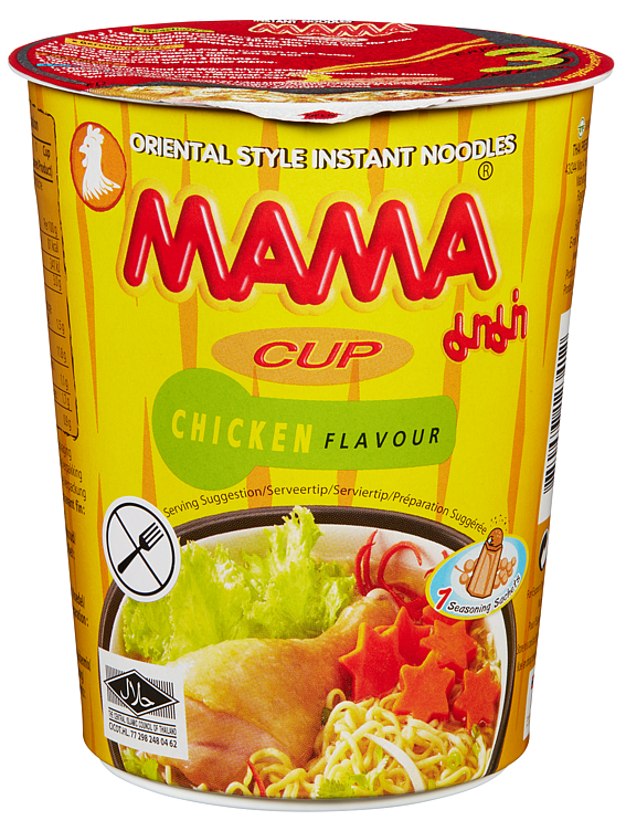Mama Inst Noodles Cup Chicken Flavour 70g