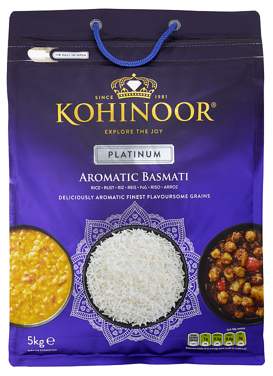 Bilde av Kohinoor Extraflavour Basmati Ris 5 kg