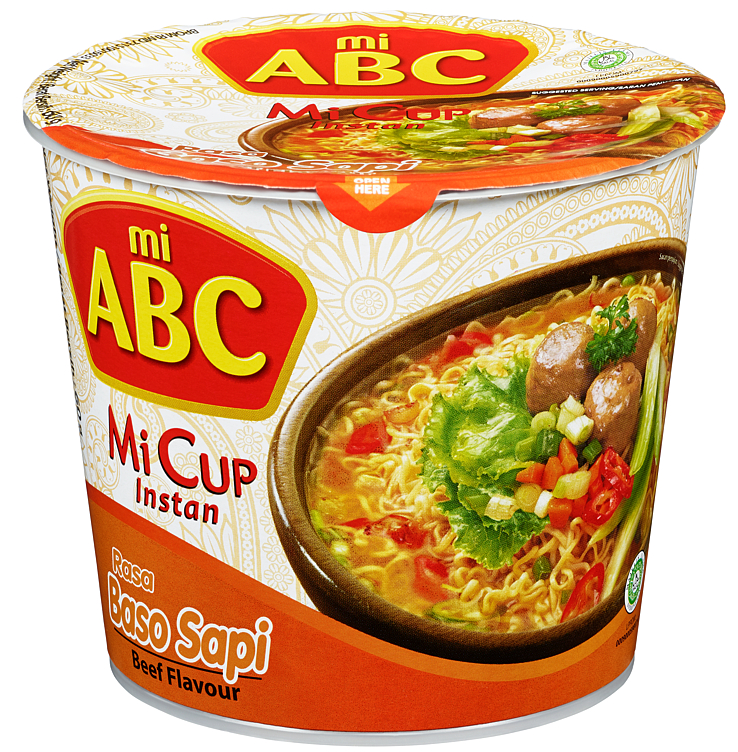 Bilde av Beef Flavour Koppnudler Abc