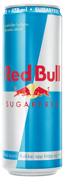 Red Bull Energidrikk Sukkerfri 473 Ml