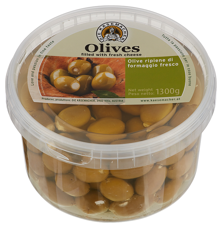 Ostefylt Oliven 1.3kg Die Käsemacher