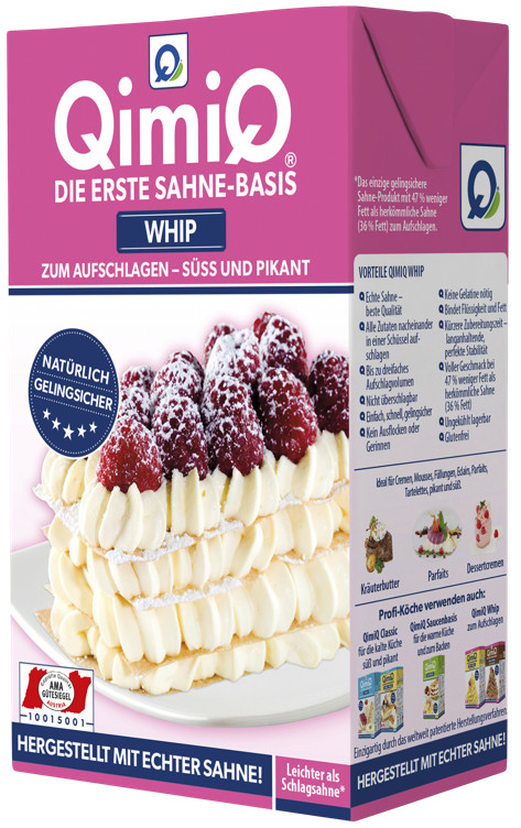 Qimiq Whip Pastry Cream Animalsk Stabiliserer 250g