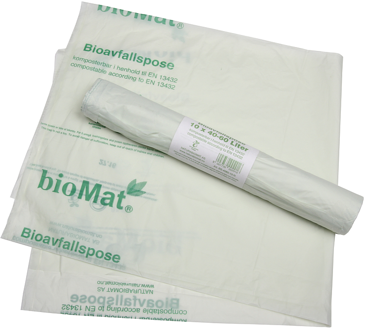 Avfallspose 40/60l Bio Komposterbar Biomat