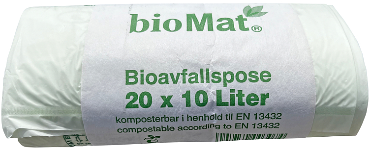 Avfallspose 10l Bio Komposterbar Biomat