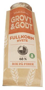 Hvetebrød Fullkorn G&g Mesterbakeren 630g