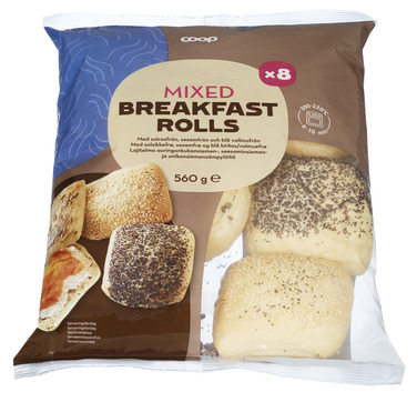 Bread Rolls Mixed 8 Pcs